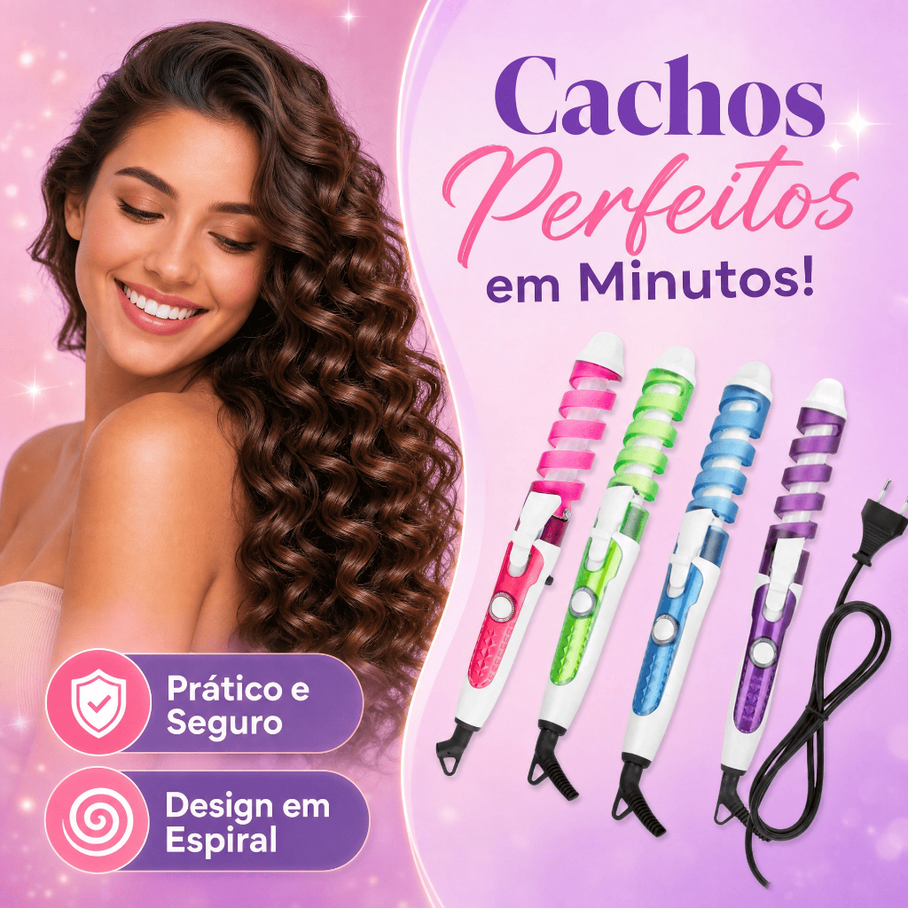 Modelador De Cachos Profissional Bivolt Cacheador De Cabelo Ondas Babyliss Cerâmica