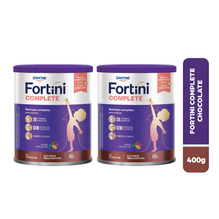 Kit 2 Fortini Complete Chocolate 400g