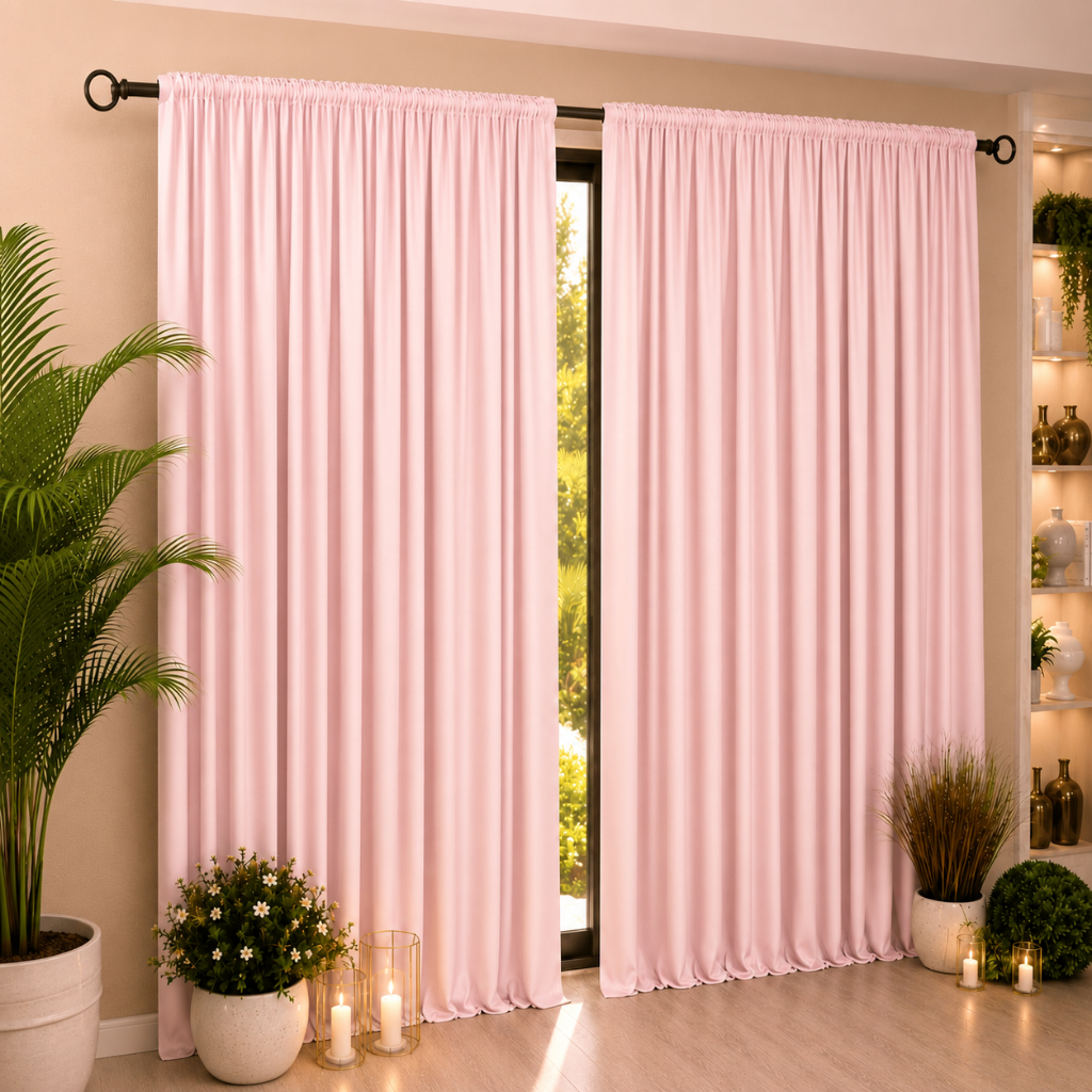 Cortina Sala Quarto 3x3 Piquet Franzida Lisa Decoração Várias Cores Porta Janela