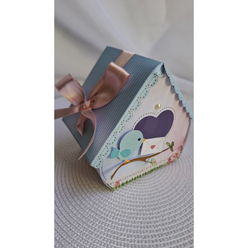 Kit festa pegue e monte Caixinhas casinha passarinho Jardim Encantado lembrancinha aniversário borboletas