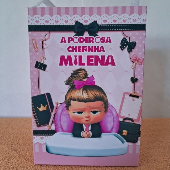 Sacolinhas P Personalizadas para Lembrancinhas Festa Infantil Tema Poderosa Chefinha