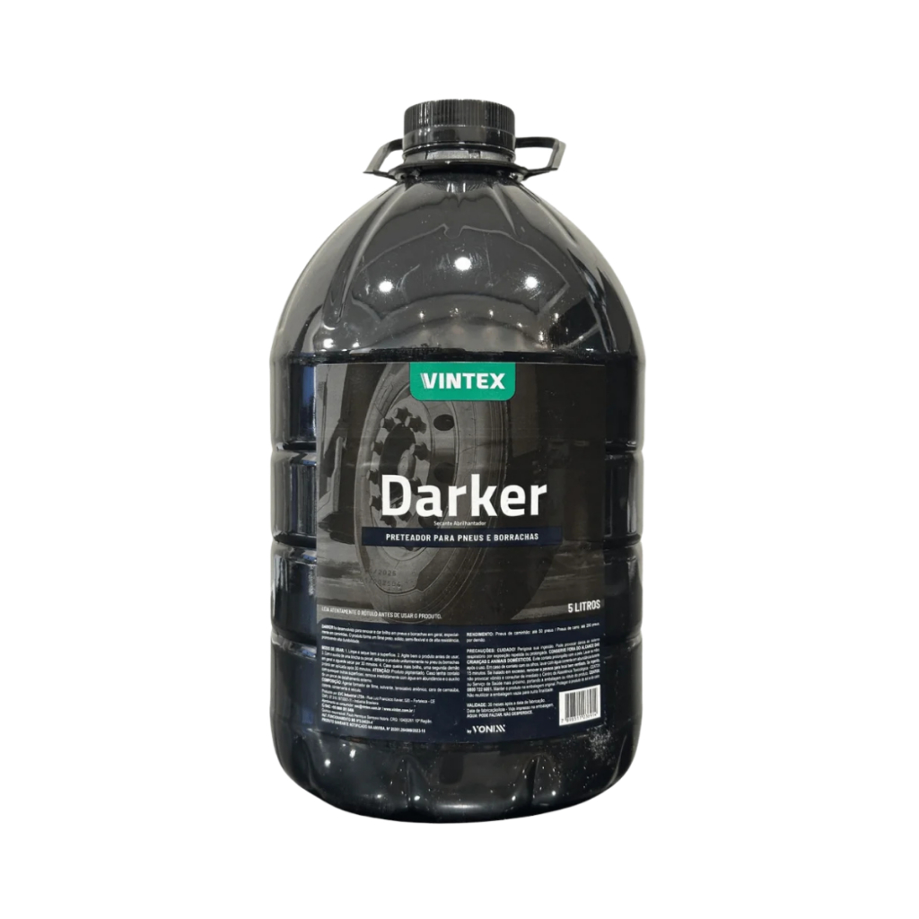 Renovador De Pneus E Borrachas Darker 5l Vintex Vonixx Preto