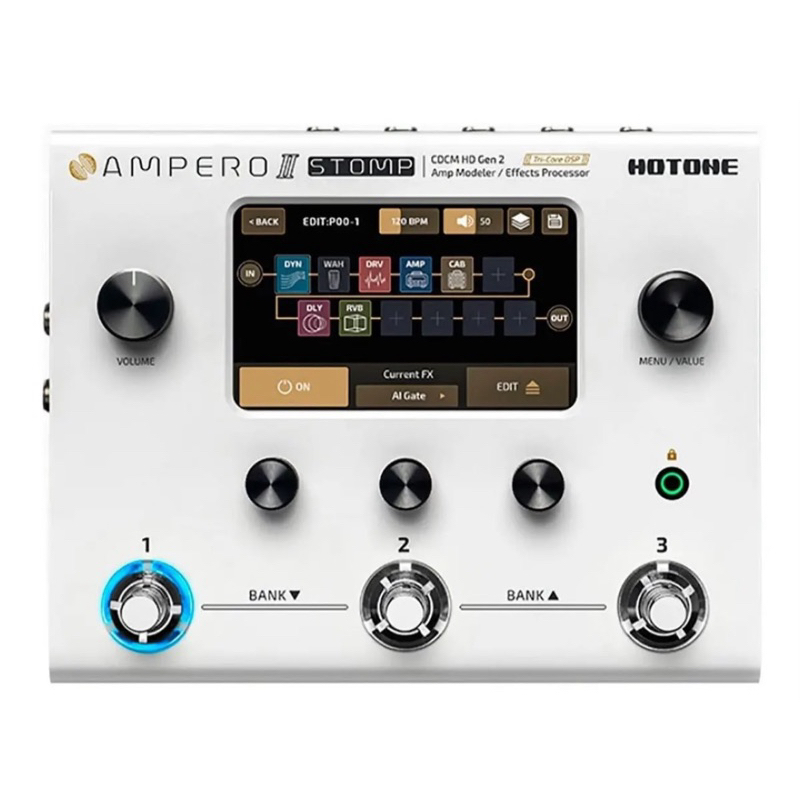 Pedaleira Hotone Ampero 2 Stomp