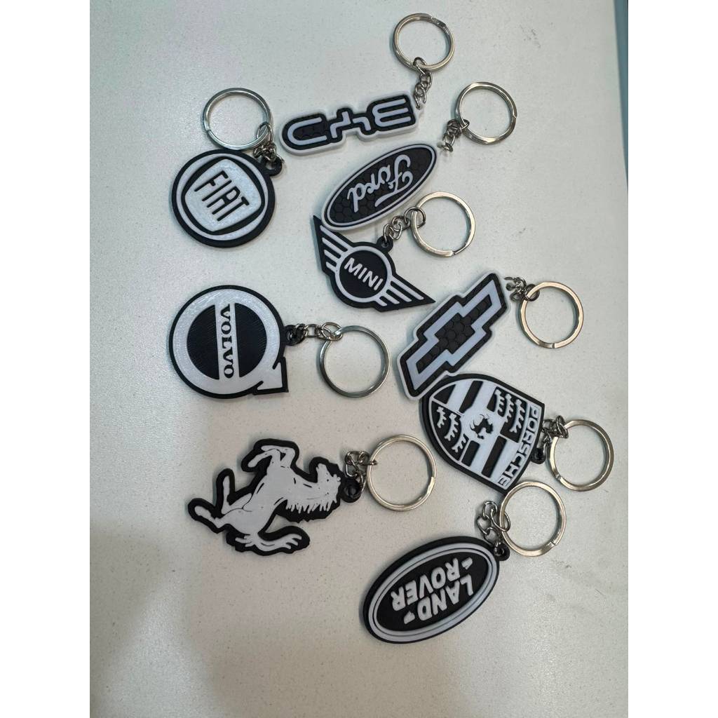 Chaveiro Personalizado Marca de Carro PORSCHE MINI BYD CHEVROLET FIAT FORD VOLVO LAND ROVER FERRARI