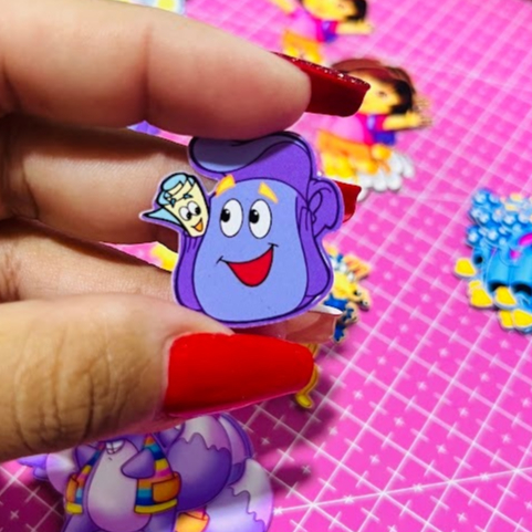 Apliques Dora A Aventureira Tags Para Festa Infantil Topo De Docinho Scrapbook Personalizados Festas Infantil Decoração — imagem 2 de 2