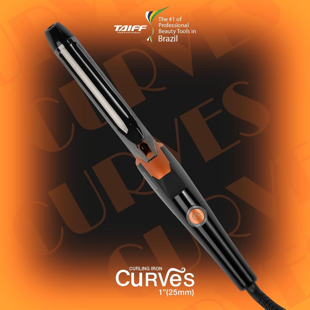 Modelador de Cachos Taiff Curves com Tubo de 1 Polegada Bivolt