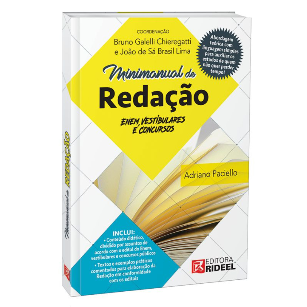 Minimanual de Redação: Enem, vestibulares e concursos - 1ª edição