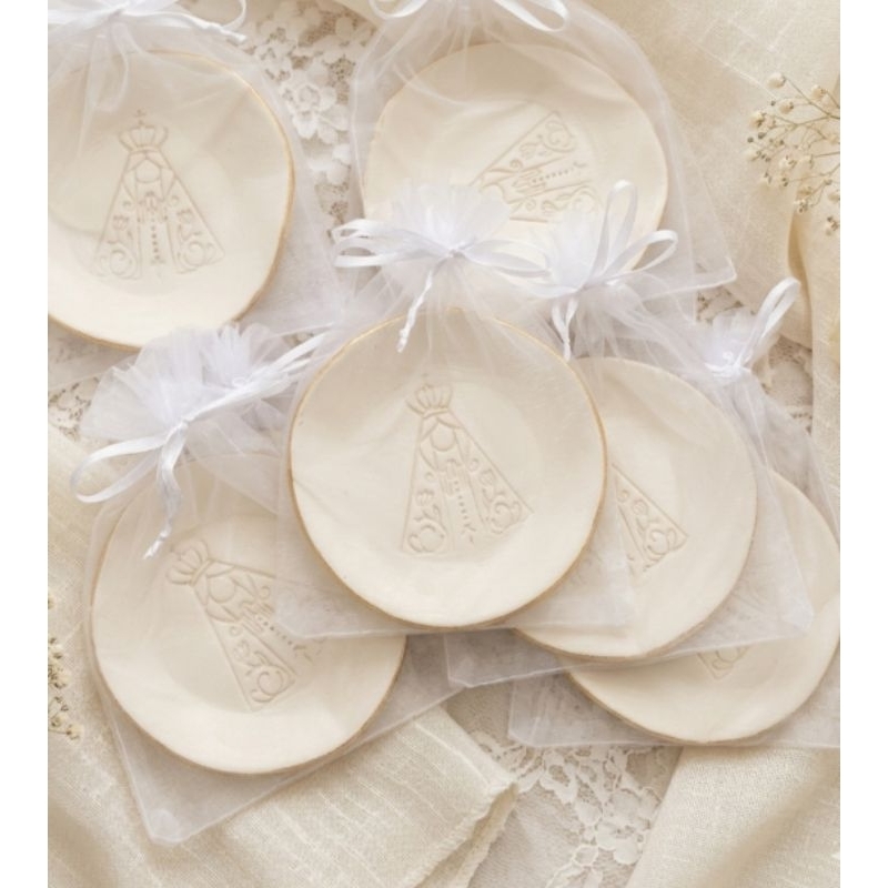Lembracinha Personalizada  Nossa Senhora Aparecida  10 Unidades Batizado, Aniversário, Noivado, Casamento