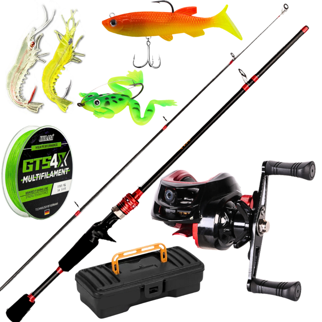 Carretilha De Pesca Drag 10kg AntiCabeleira Vara Fibra Carbono Linha Multifilamento Isca Artificial