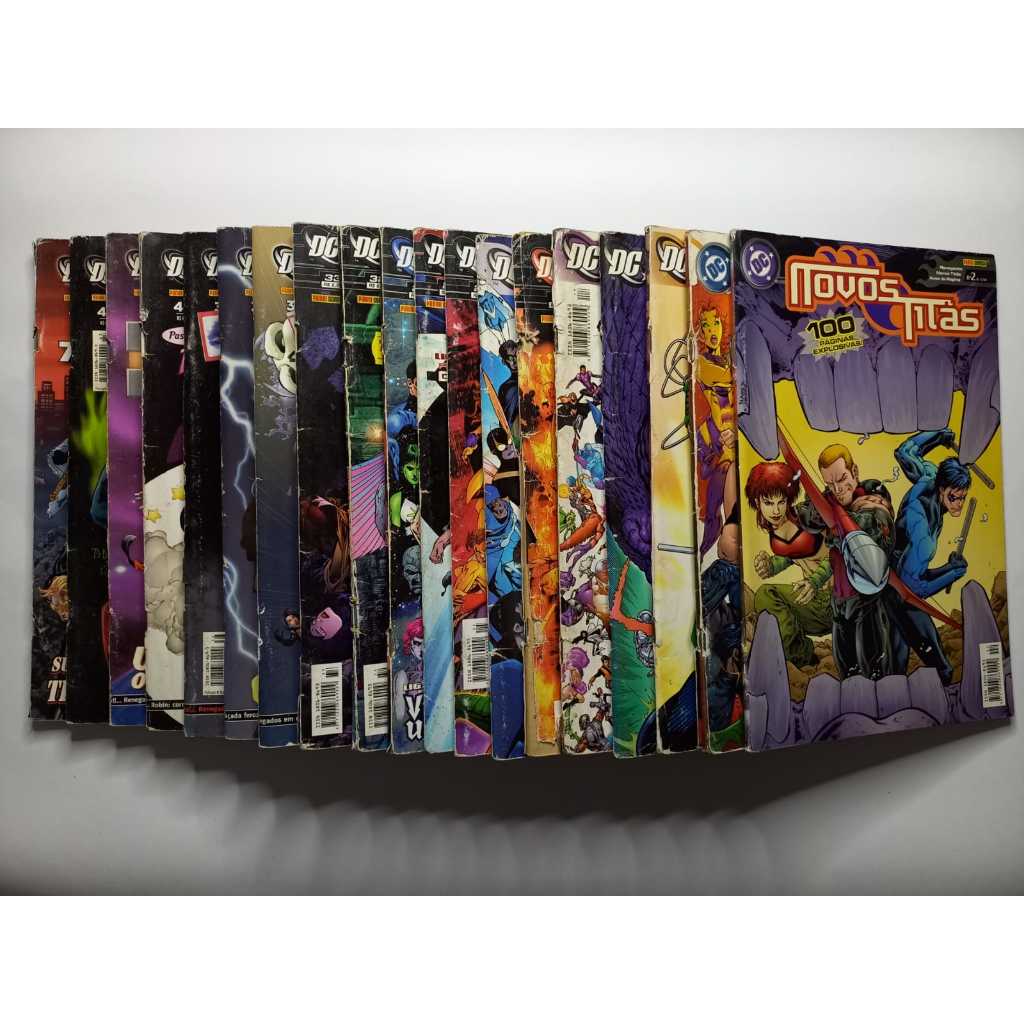 Lote Novos Titas 33 Edicoes Editora Panini 2004 Usadas Bom Estado Geral
