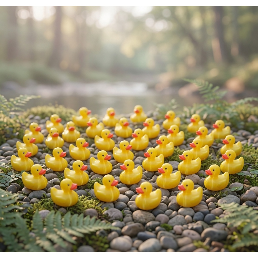 Mini Patos para terrários ou mini jardins de suculentas e cactos