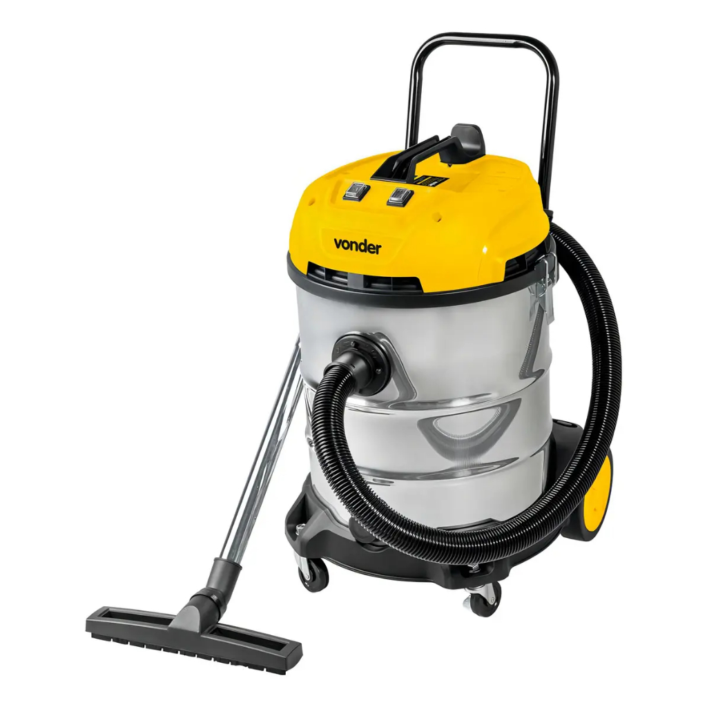 Aspirador De Pó Profissional 2.400w 60 Litros Apv 2460 Vonder Amarelo 220v