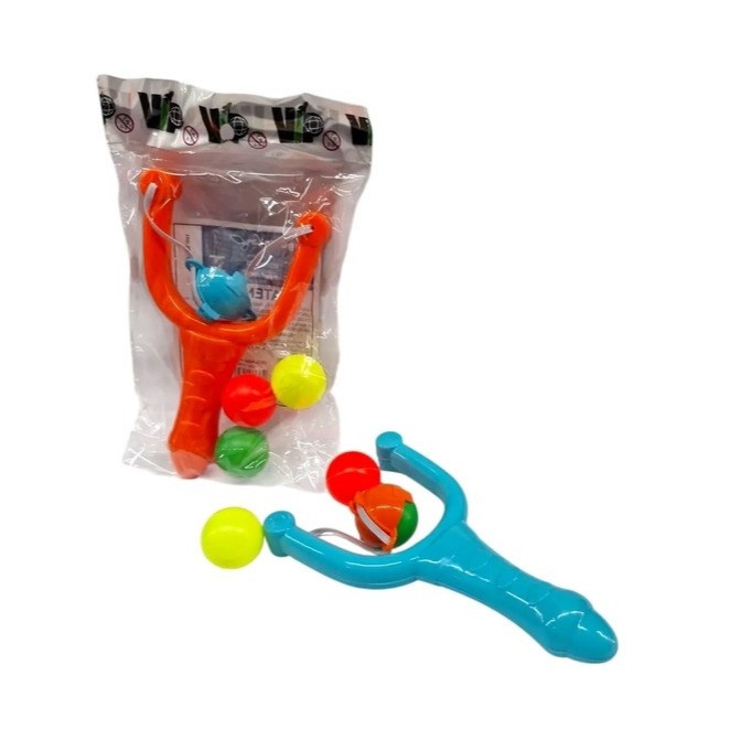 VIP Binquedro Estilingue Voador plástico colorido 17cm 4 peças