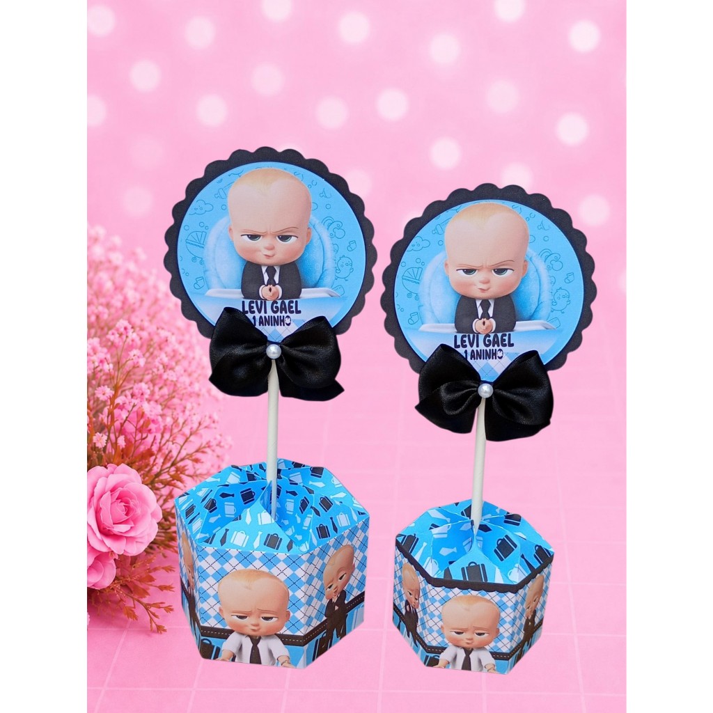 Centro de Mesa Poderoso Chefinho- kit festa - lembrancinha - aniversario - caixinhas personalizadas