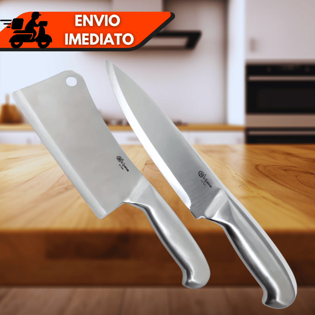 Cutelo e Faca Peixeira IDEAL PARA TODO TIPO DE CORTES NA COZINHA