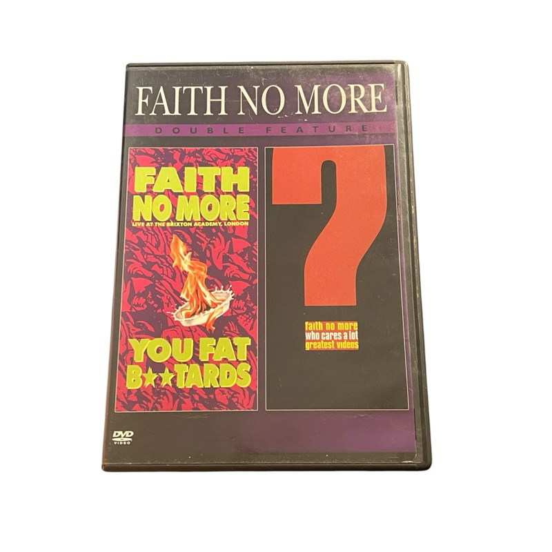 Dvd duplo Faith No More Double Feature live at the brixton / who cares a lot