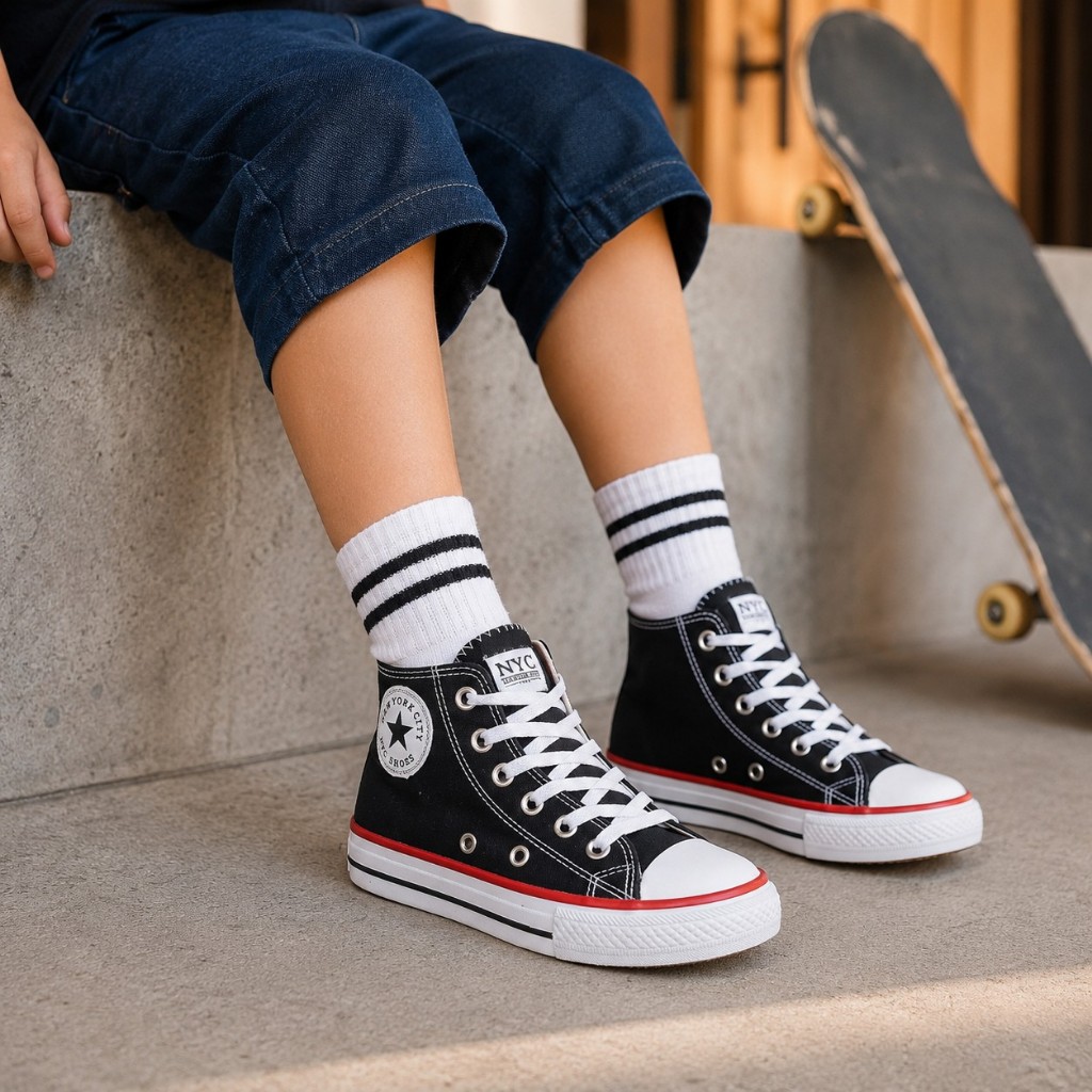 Tenis Infantil Star Nyc Shoes Menina Botinha Envio Imediato