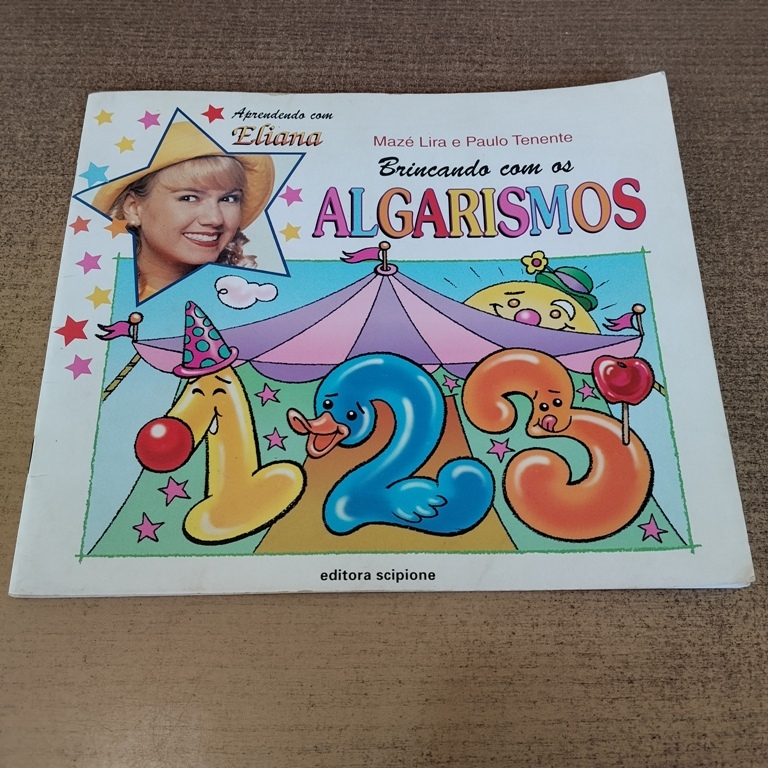 Livro Brincando Com os Algarismos - Mazé Lira; Paulo Tenente