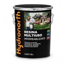 RESINA MULTIUSO BASE SOLVENTE INCOLOR FOSCA 18L HYDRONORTH