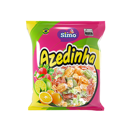 Bala Azedinha Simo 500g Bala Dura Sabores Sortidos Simonetto