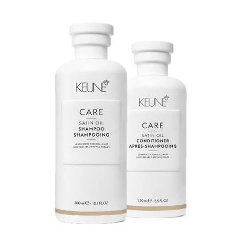 Kit Shampoo e Condicionador Keune Satin Oil Home Care