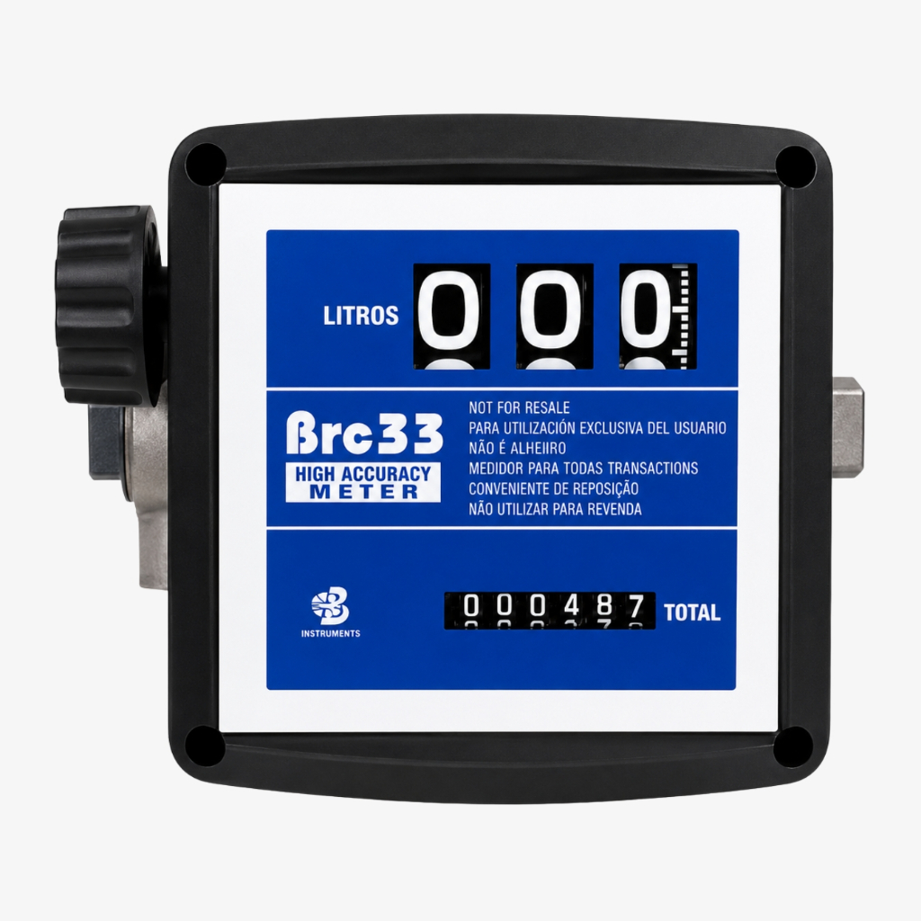 Medidor Mecânico 3 Dígitos Para Óleo Diesel 7688 Bremen