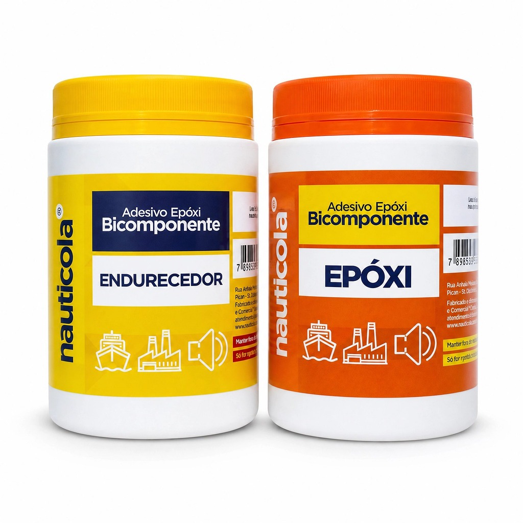 Resina Epóxi Bicomponente Nauticola A+B 1,7kg – Alta Resistência Para Colagem e Reparo
