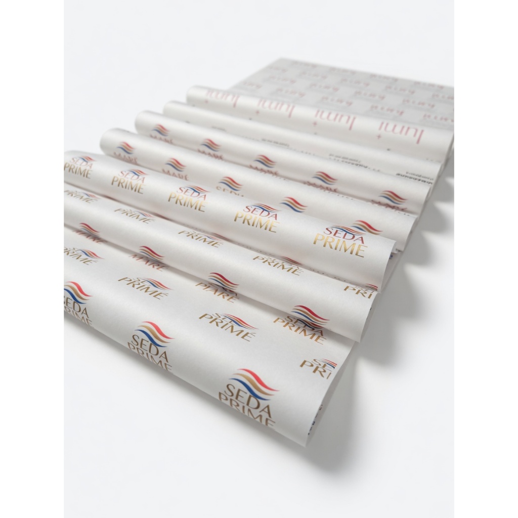 Papel Seda Personalizado 30x60 Premium - 100 Folhas Com Logo