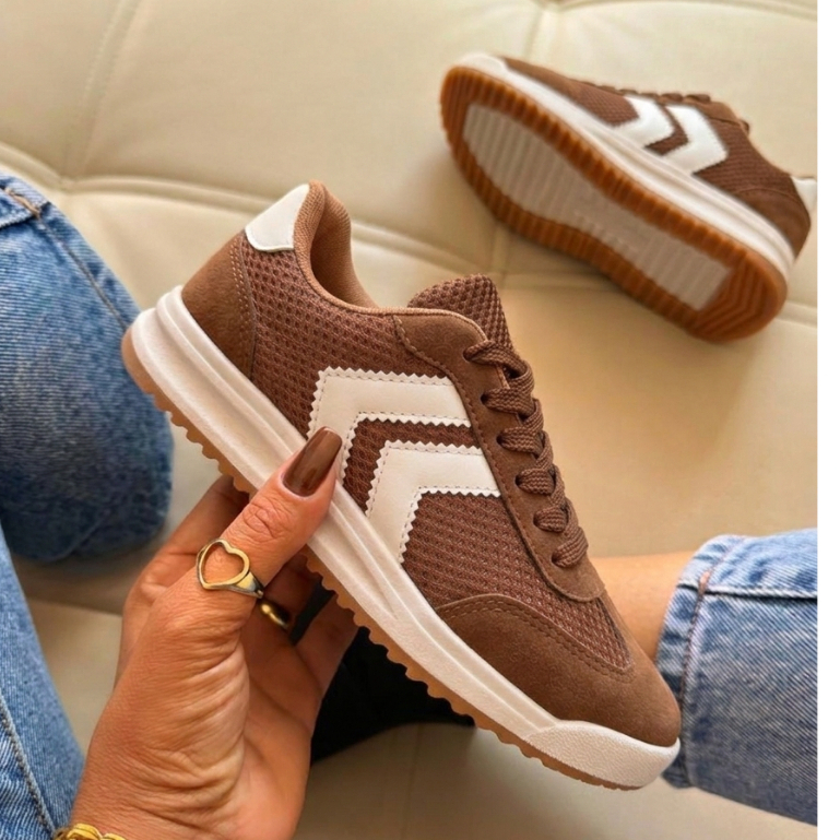 Sapatenis Feminino Casual Sport Tênis Confortável Estilo Moderno e Versátil tamanhos 34 até 40
