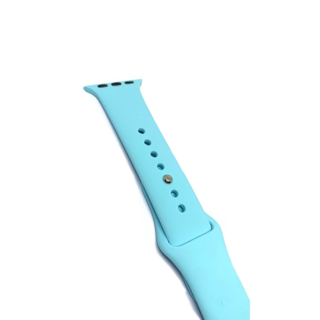 Pulseira de Silicone Resistente para Apple Watch.