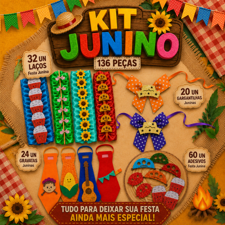 KIT LACINHOS FESTA JUNINA PET, Laços Pet SÃO JOÃO, Gravata JUNINA Pet, Adesivos Pet, GARGANTILHA FESTA JUNINA PET ATACAD