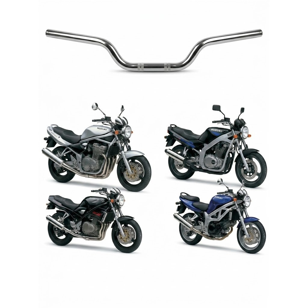 Guidão Suzuki Bandit 650 Bandit 1250 Cromado Todos os Anos