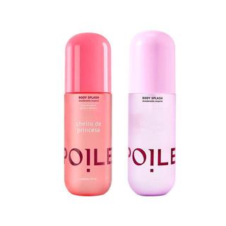 Kit 2 Body Splashes Femininos Florais Princesa Coragem Perfume Corporal 200ml Spoiler