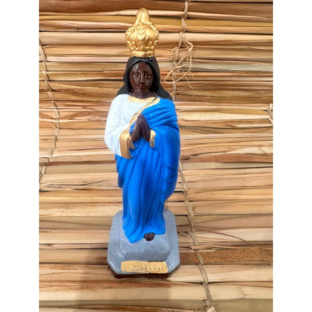 SANTA SARA DE KALI  20 CM EM GESSO