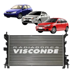 Radiador Agua Visconde Ford Focus 1.6 1.8 2.0 2001 2002 2003 2004 2005 2006 2007 2008