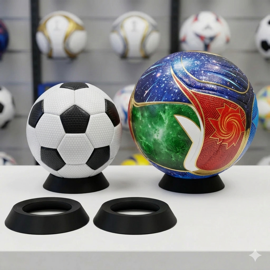 KIT 3, 5 ou 10 Suportes expositores Suportes para Bola de Futebol, basquete, vôlei, queimada ou queimado