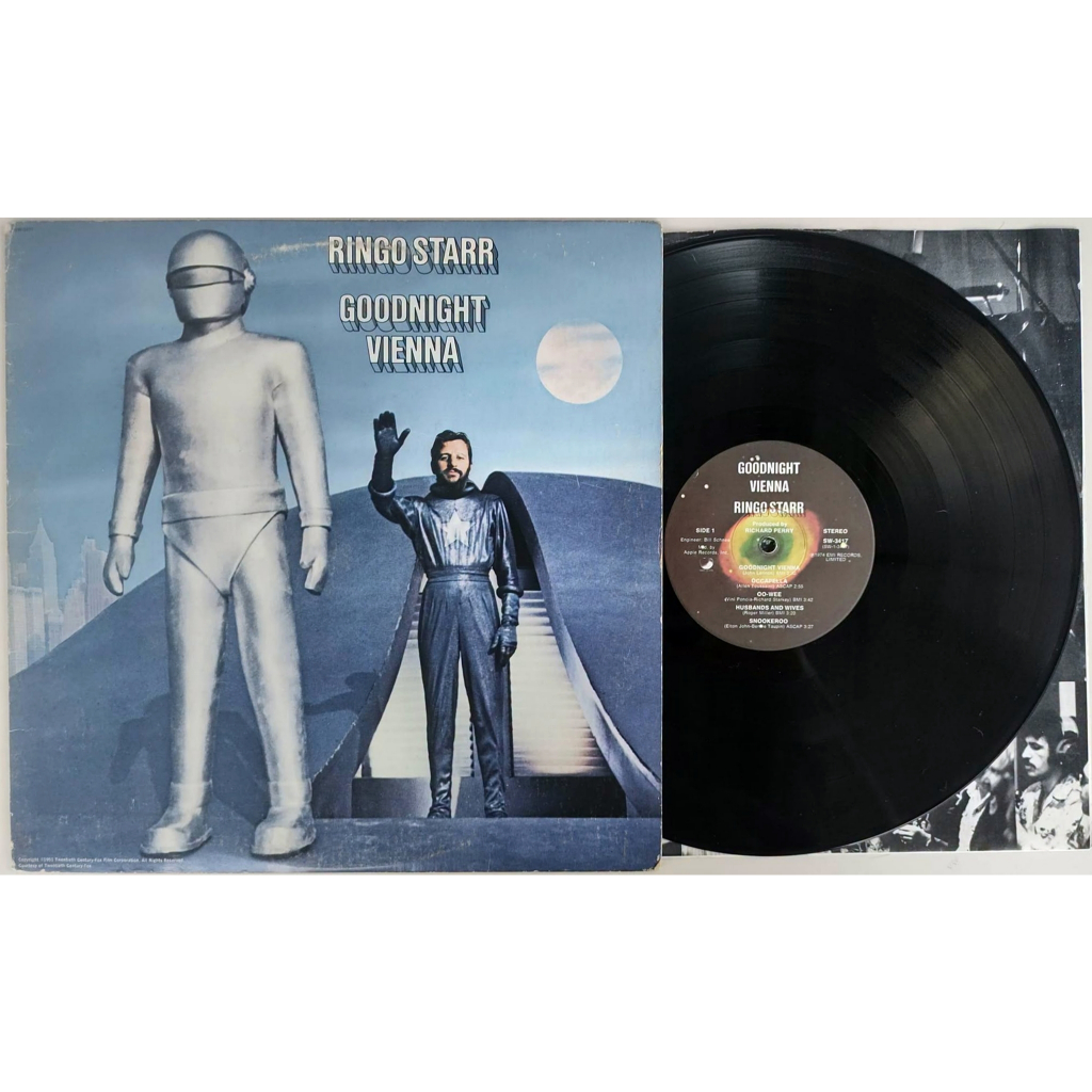 Disco de Vinil Lp Importado Ringo Starr Goodnight Vienna The Beatles John Lennon Elton John Raul Seixas Harry Nilsson