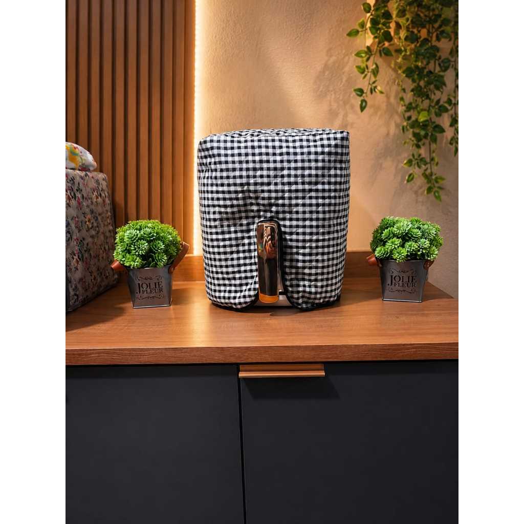 Capa Para Air Fryer Fritadeira Elétrica 4 a 4,5 e 12  Litros Tecido Impermeável
