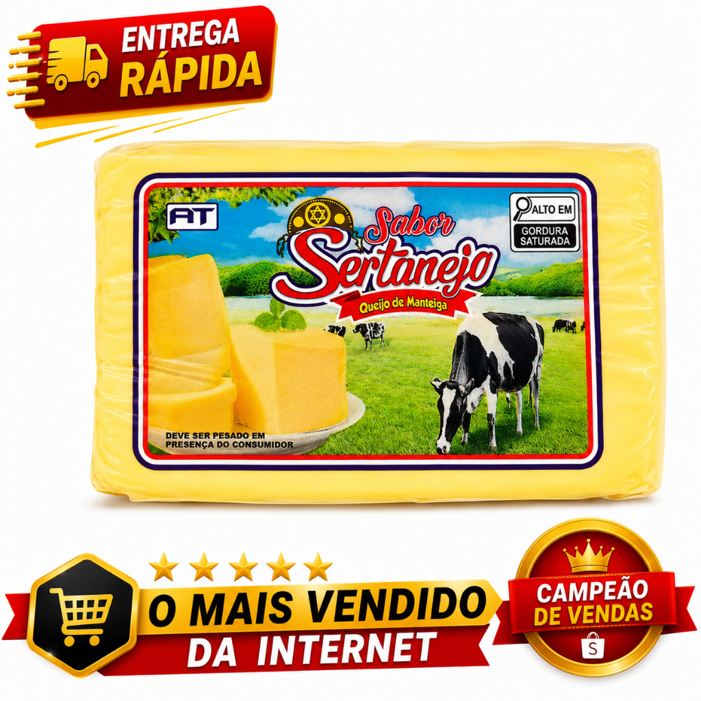 Queijo de Manteiga AT Sabor Sertanejo