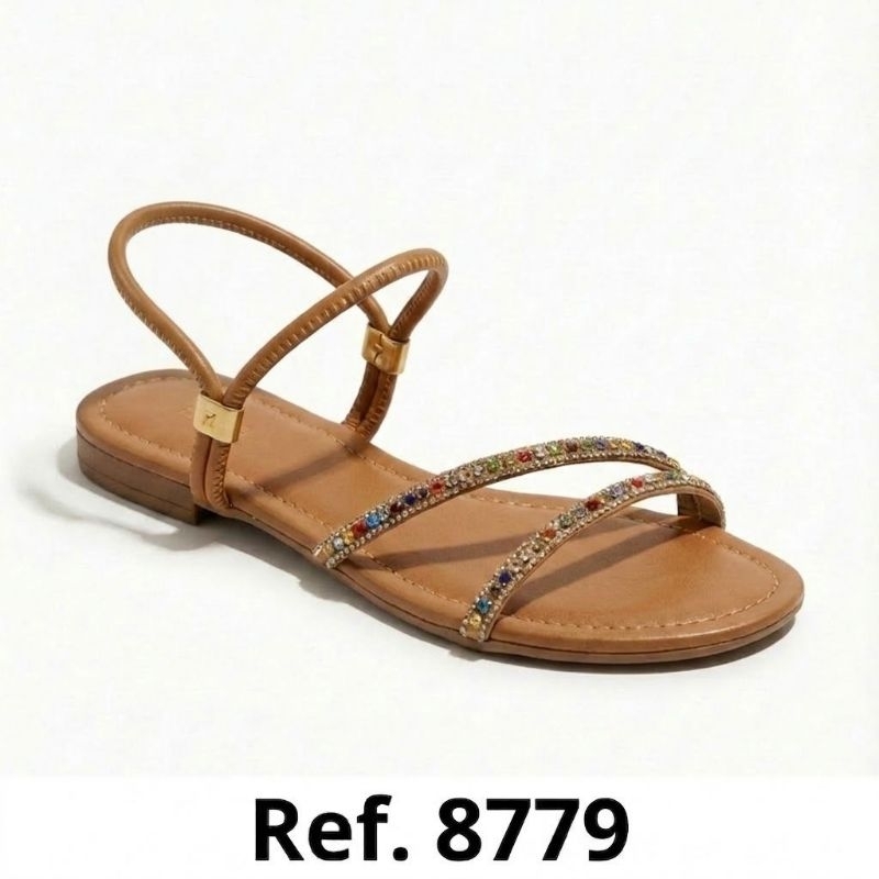 RASTEIRA FEMININA CASUAL PALMILHA MACIA CONFORTAVEL PEDRARIA MODA BLOGUEIRA TENDENCIA