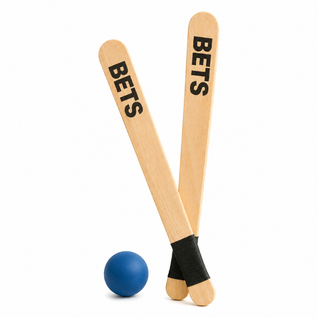 Jogo completo Bets - Kit 2 tacos Bets com bolinha