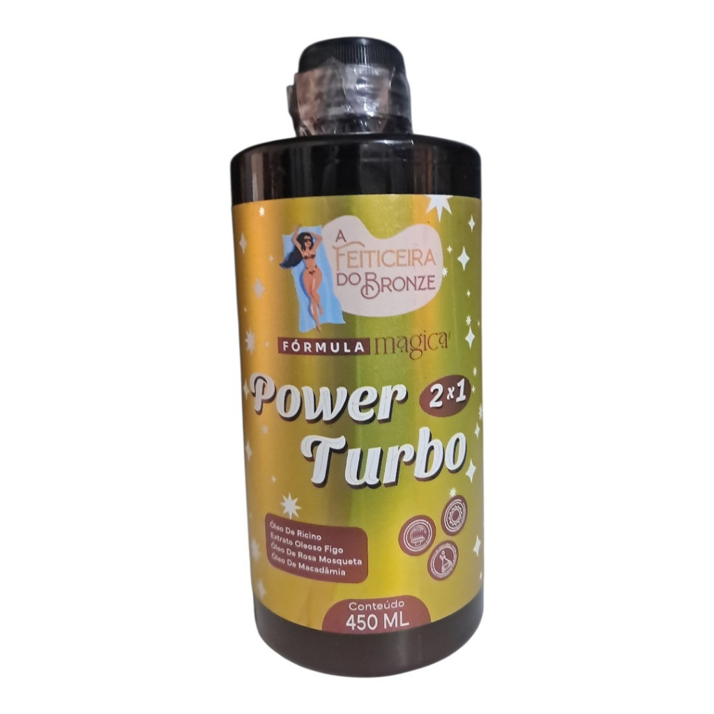 Power Turbo 450ml - A feiticeira do bronze