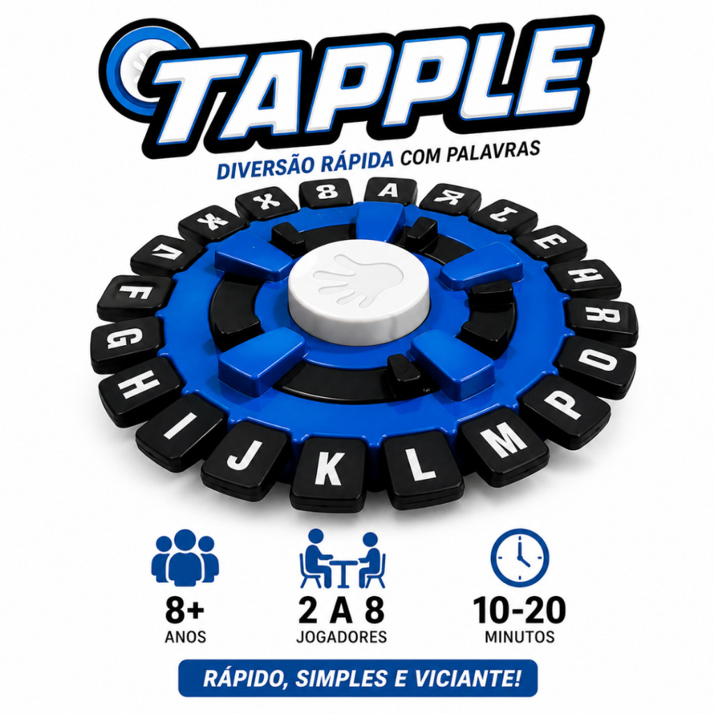 Jogo Tapple Original Desafio De Palavras Educativo Família