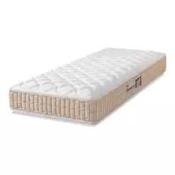Colchão Solteiro Espuma D33 New Millenium 88x188x19cm Branco/Bege Hellen