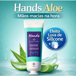 LUVA DE SILICONE DA HINODE CREME PARA AS MÃOS/HANDS - 100G