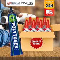 Cola adesiva PVC 17g Krona/Amanco/Polytubes kit 10 unidades