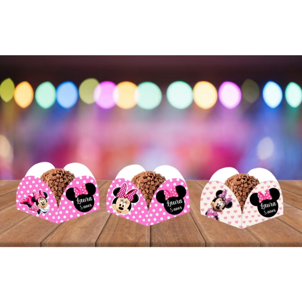Forminha 4 Petálas para Docinhos Personalizadas - Fazemos em todos os Temas