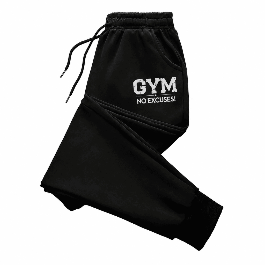 Calça Moletom Algodão Confortável Academia Arte Treino Academia Streetwear Exclusiva Gótico Gym Treino Fitness