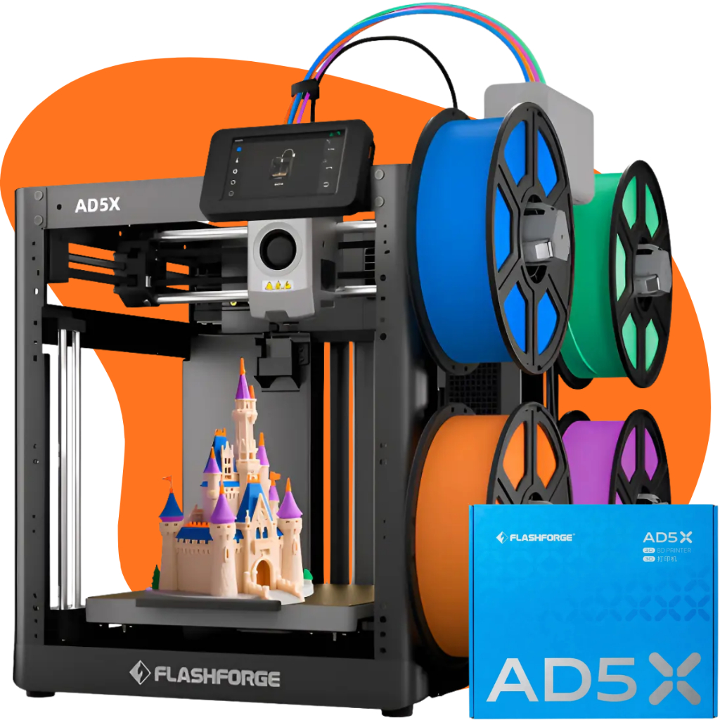 Impressora 3d Flashforge Ad5x C/combo de Fechamento Gabinete Incluso - 110V e 220V
