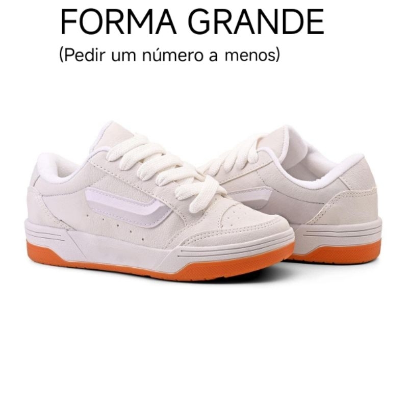 Tênis FORMA GRANDE masculino e feminino,casual,moderno,confortável,dia a dia,academia,lazer,trabalho,promoção